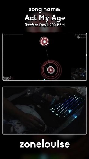 SS'ing some chill aim #osu #osugame #rhythmgame #zonelouise #aim