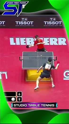 Wrong forehand loop if chopped #卓球の試合 #탁구 경기 #스포츠 #pingpong #tabletennis #shorts