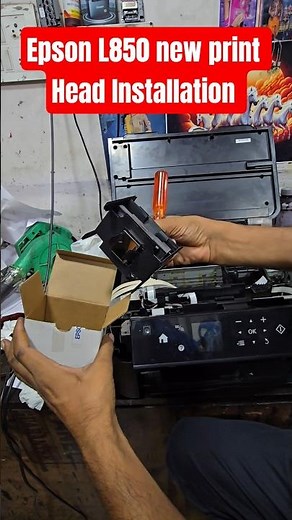 Epson L850 L810 L805 New Print Head Unboxing and Installation Setup #EpsonL850