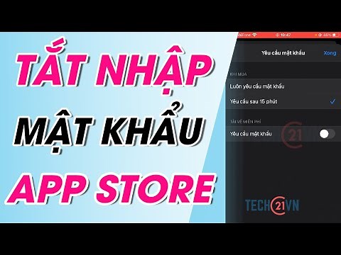 Cách tắt nhập mật khẩu khi tải ứng dụng trên App Store iPhone