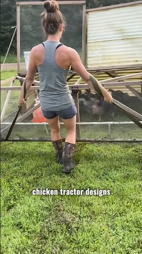 How to Build a Meat Chicken Tractor #chickentractor #meatchickens #pasturedpoultry