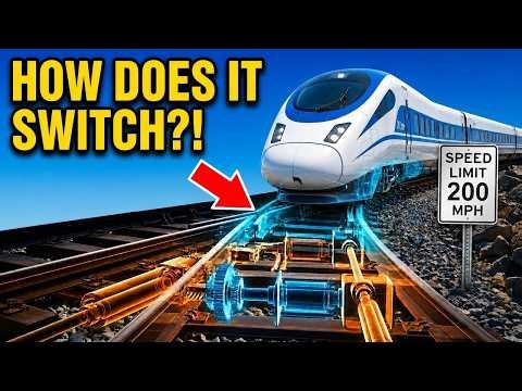How Does A 200 MPH Train Switch Tracks At Full Speed