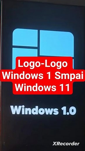 Logo Windows 1 Sampai Windows 11 #windows #windows11