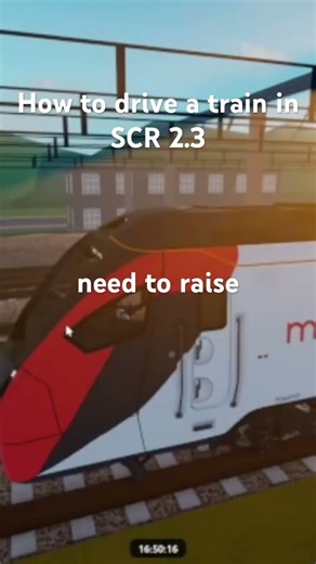 How to drive a train in SCR 2.3 #train #scrrailways #trainspotting #trainsim