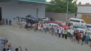 16K views · 68 reactions | Watch Filipino inventor Kyx Mendiola take to the air in his giant drone | Daily Record | Facebook