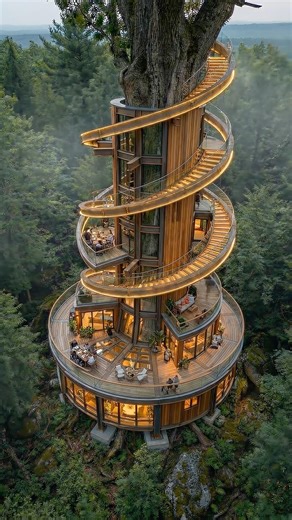 They Built a House Around a Tree