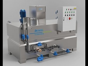 Automatic polymer and polyelectrolyte preparation system