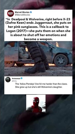 In Deadpool 3, X-23 brings back the sunglasses for one LAST kill #marvel #deadpool #shorts