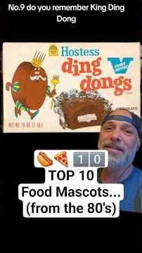 🌭🍕 1️⃣0️⃣ TOP 10 Food Mascots...(from the 80's) #top10 #80s