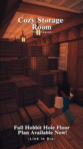 Minecraft Storage Room Tour 🧺 Hidden, Functional & Cozy AF