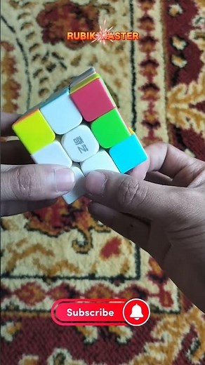 How to Solve the 3 by 3 Rubik's cube [simple & easy] #shorts