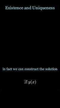 Existence and uniqueness theorem 📘 #ODE #Math #Calculus #fyp #viral #tutorial