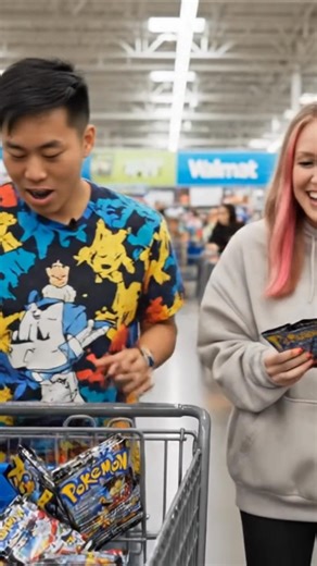 💘🔥🃏 When a Pokémon Scalper Gets a Girlfriend… Who’s ALSO a Pokémon Scalper 😳💳✨ 🃏🔥💘 Under the bright strip-mall lights, the Pokémon aisle looked like a battlefield—empty pegs, nervous collectors lurking, and one determined scalper scanning UPCs like he was defusing a bomb. 😤📦💥 That’s when she walked in. Hair tied back, phone in hand, carrying a digital scale like it was part of her everyday outfit. She marched straight to the card section with the confidence of a veteran. He watched in