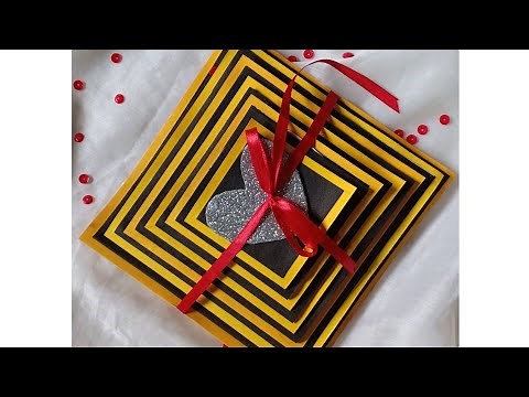 How to make a pyramid card | Full tutorial |
