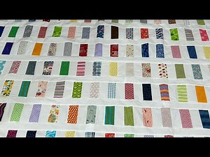 Another quick and easy scrappy quilt!