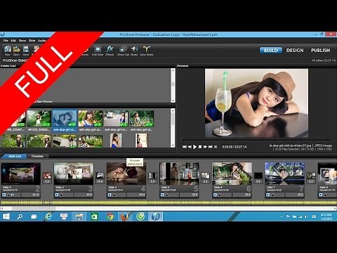 Hướng dẫn cách làm video bằng Proshow Producer full