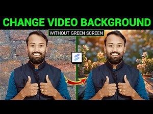 how to change video background in spring app ( No GreenScreen Needed! )