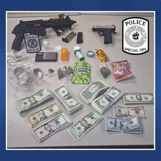 Two people arrested on multiple charges related to illegal drugs and stolen firearms