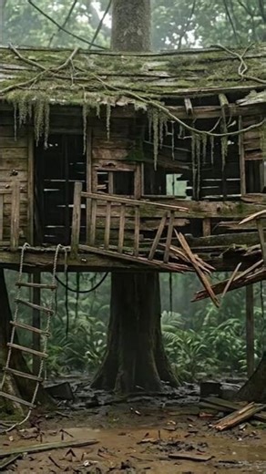 “Jungle Treehouse Transformation Into a Cozy Dream Home 🌿✨🏡”