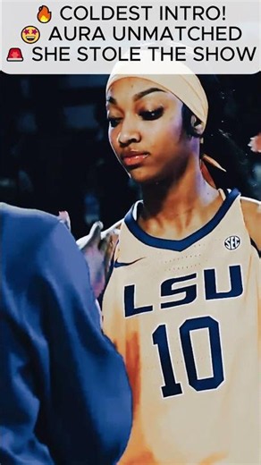 Angel Reese's Player Intro Is COLD 🥶🔥 #AngelReese #WNBA #ChicagoSky #Shorts