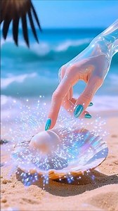 Beautiful sounds of Ocean waves and seashells ASMR is very soothing #asmr #satisfying #relaxing