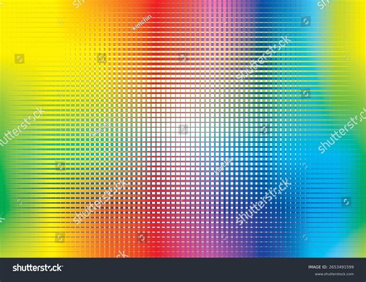 Rainbow Color Gradient Grid Wallpaper Background Stock Vector (Royalty Free) 2653491599 | Shutterstock