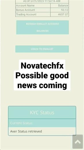 NovaTechFx Good News Coming? 5-24-23