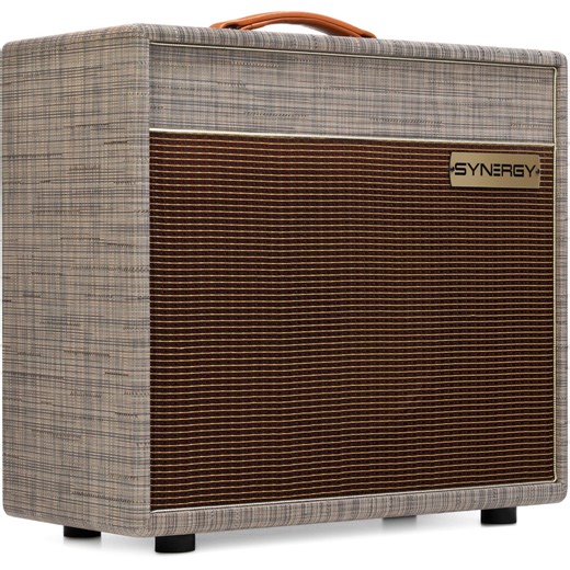 Synergy SYN-20IR 20-watt, 1 x 12-inch Combo Amplifier - No Module Included - Driftwood/Oxblood, Sweetwater Exclusive