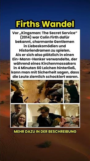 Die Szene, die Colin Firth zum Actionhelden machte!🤯
