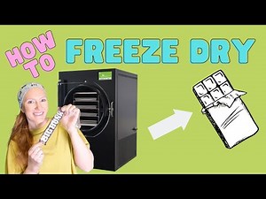 How to Freeze Dry BIG HUNK! -Harvest Right Freeze Dryer - Candy Mode