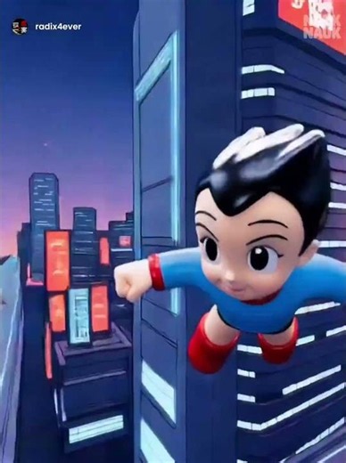 2009 McDonald's "Astro Boy The Movie" Happy Meal toy flying.