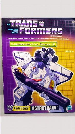 Vintage Transformers Alert! 🚂🚀 Astrotrain Commemorative Series Action Fgiure by ‪@HasbroAustralia‬