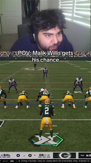 Get yo bag Malik. What team does Malik go to?? #nfl #madden #greenbaypackers #malikwillis #jordanlove