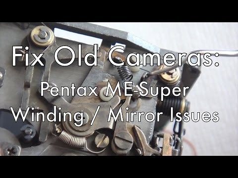 Fix Old Cameras: Pentax ME-Super Winding Issues