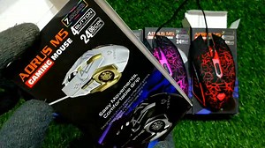 M5 Next Generation 2400 Dpi 4 Button 7 Color Optical Mouse - Aorus Best Budget Latest Gaming Mouse 2023 | Top Speaker Collection | Facebook
