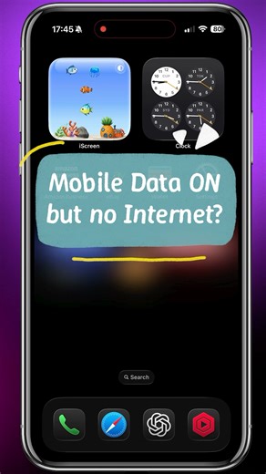 Mobile Data Is ON But Not Working on iPhone? Try This Fix