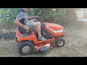 kubota t1400 start and operation