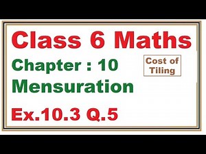 Ex.10.3 (Q.5) Chapter:10 Mensuration | Ncert Maths Class 6 | Cbse