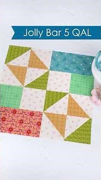 Easy Windflower Block Tutorial from the Jolly Bar 5 Book!
