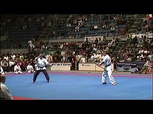 Sai vs bo fight demonstration