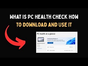 What is PC Health Check How to Download and Use It