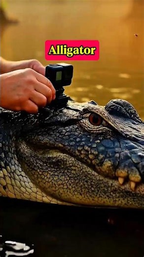 Alligator POV Finds a Sunken Pirate Ship in the Everglades 🐊🏴‍☠️ #shorts #alligator