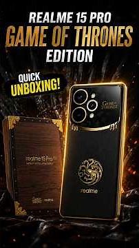 Realme 15 Pro : Game of Thrones Edition Quick Unboxing and Firstlook #Realme #GOT