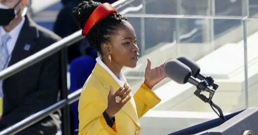 22-year-old poet Amanda Gorman delivers stirring inauguration performance