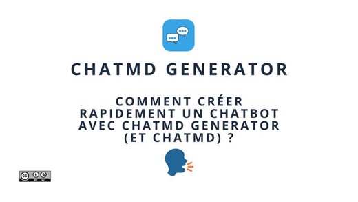 Comment créer un chatbot avec ChatMD Generator (et ChatMD) ? | Vincent Schoeffter