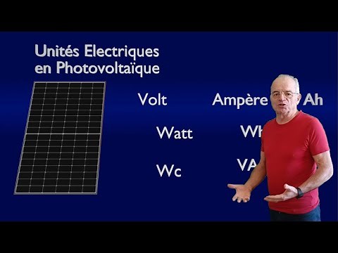 Comprendre les Unités Électriques en Photovoltaïque