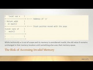 Understanding Why Local Variables Don't Immediately Go Out of Scope in C
