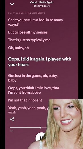 Britney Spears - Oops!...I Did It Again (Lyrics)
