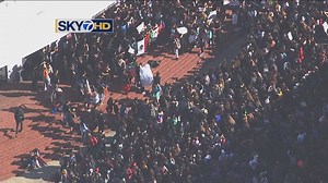 SCHOOL PROTESTS: #Berkeley High School students have walked out over President-elect Donald Trump Read more: http://kron4.com/2016/11/09/video-berkeley-high-school-students-walkout-in-opposition-of-president-trump/ | KRON 4 News