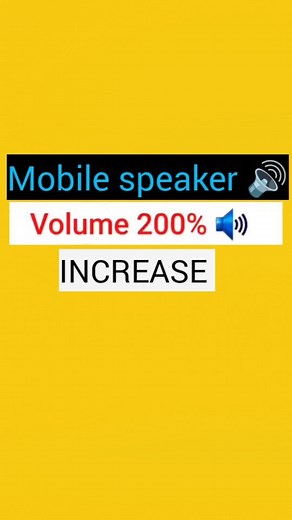Lalutech on Instagram: "Mobile speaker trick increase volume 🔊 . . . Follow:@lalutech_l . . . . #speaker #volume #phone #setting#best #phone #volume #up #shorts #reels#amanlalani #location @lalutech_l"